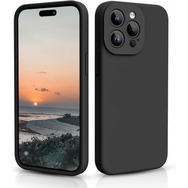 Liquid Silicone Phone Case-Black