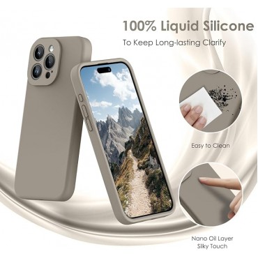 Liquid Silicone Phone Case-Grey