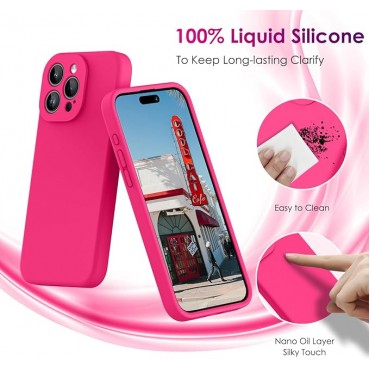 Liquid Silicone Phone Case-Pink
