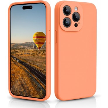 Liquid Silicone Phone Case-Orange