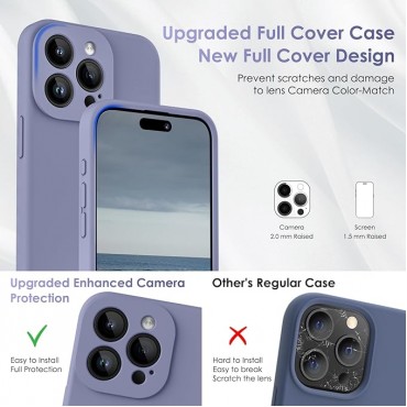 Liquid Silicone Phone Case-Purple
