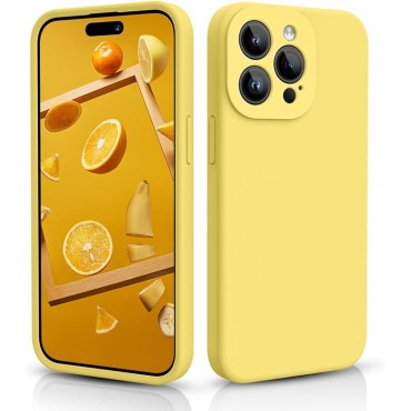 Liquid Silicone Phone Case-Yellow