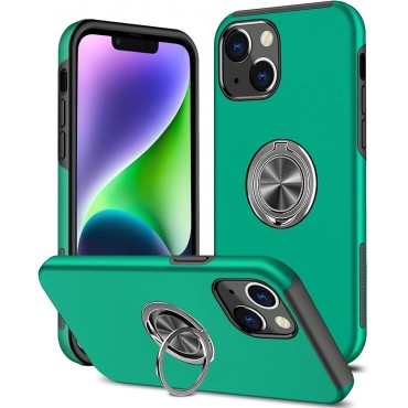 Phone Case with Ring Holder (Green)