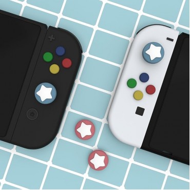 4 PCS Star Grip Caps Analog Stick Button Cover