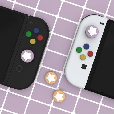 4 PCS Star Grip Caps Analog Stick Button Cover