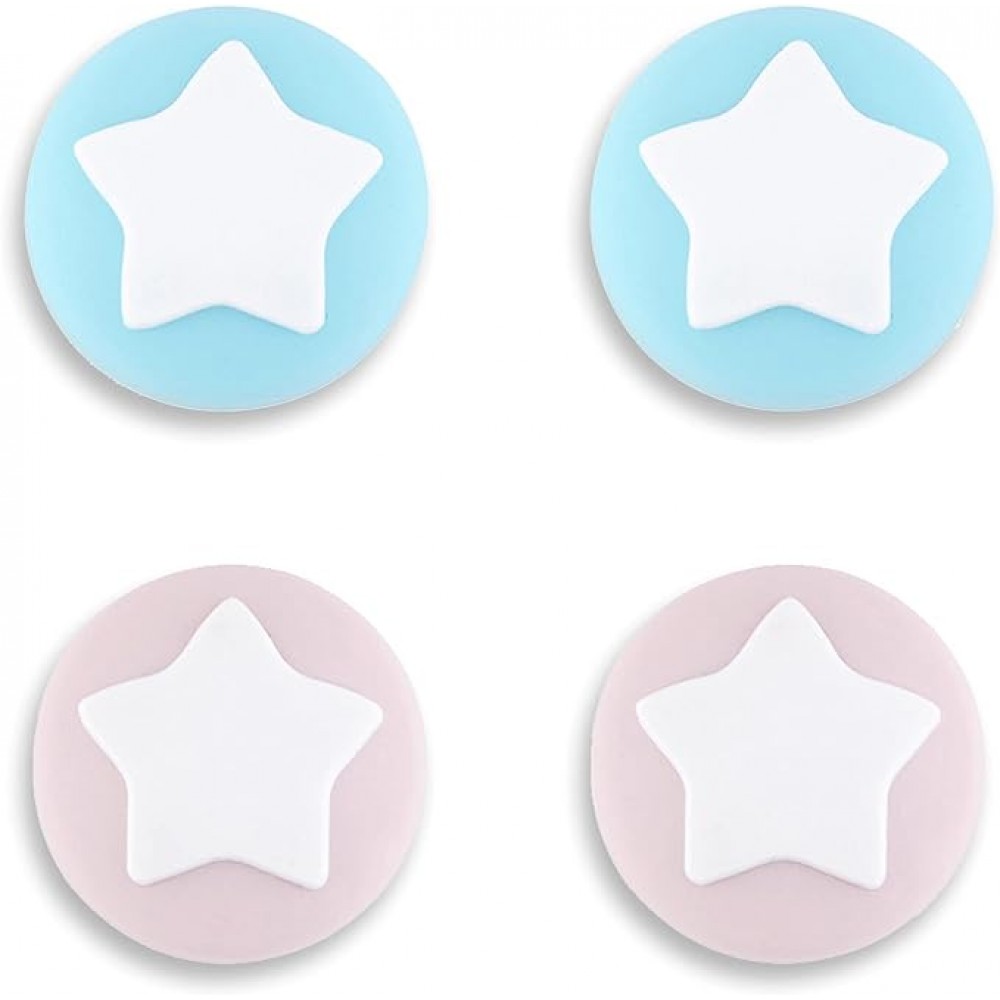 4 PCS Star Grip Caps Analog Stick Button Cover
