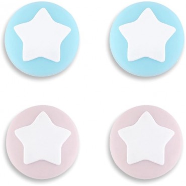 4 PCS Star Grip Caps Analog Stick Button Cover