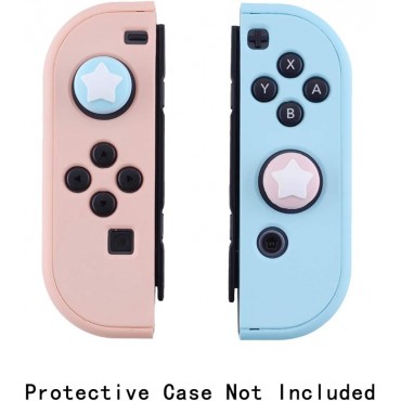 4 PCS Star Grip Caps Analog Stick Button Cover