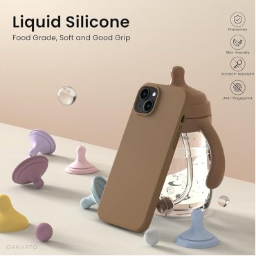 Compatible With Phone Case-Brown