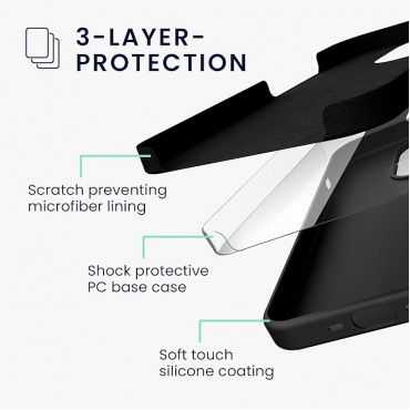 Soft TPU Silicone Cover - Black