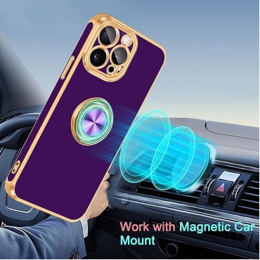 Soft TPU Shockproof Protective Case-Deep Purple