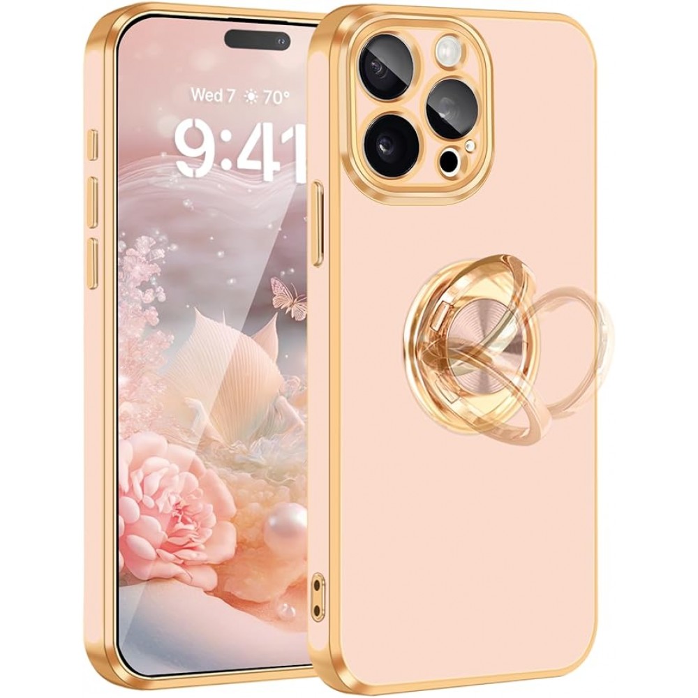 Soft TPU Shockproof Protective Case-Rose Gold