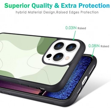 Aesthetic Sage Green Line Art Case