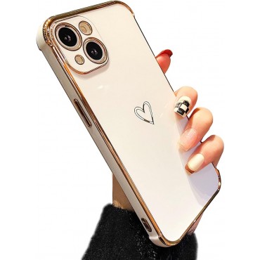 Silicone Phone Case with Cute Love Heart