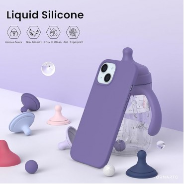 Slim Liquid Silicone Phone Case -Ame
