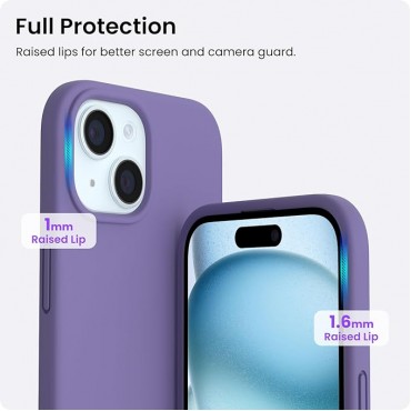 Slim Liquid Silicone Phone Case -Ame