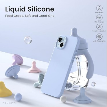 Compatible With Phone Case-Baby Blue