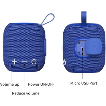 Mini Bluetooth Wireless Speaker-Blue