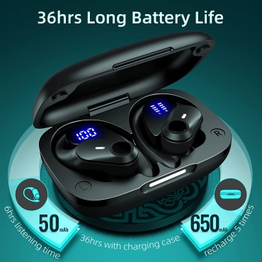 Bluetooth Headphones Wireless In Ear-Green