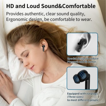 Bluetooth 5.3 Wireless Earbuds-Black02