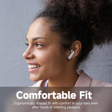 Bluetooth Headphones Wireless In Ear-White
