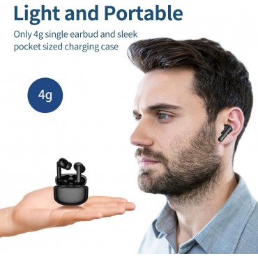 Bluetooth 5.3 Wireless Earbuds-Black02