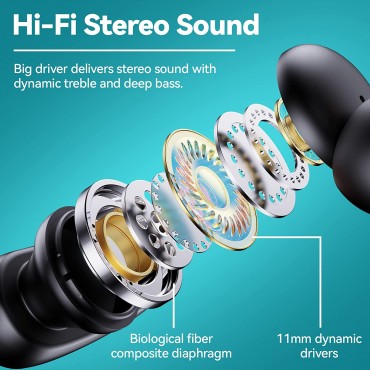Bluetooth Headphones Wireless In Ear-Black01