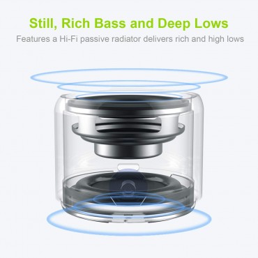 Portable Bluetooth Speaker with Rich Bass