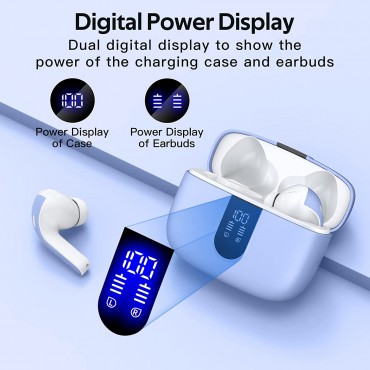 Bluetooth Headphones Wireless In Ear-Purple