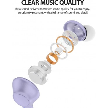 Bluetooth 5.3 Wireless Earbuds-Purple