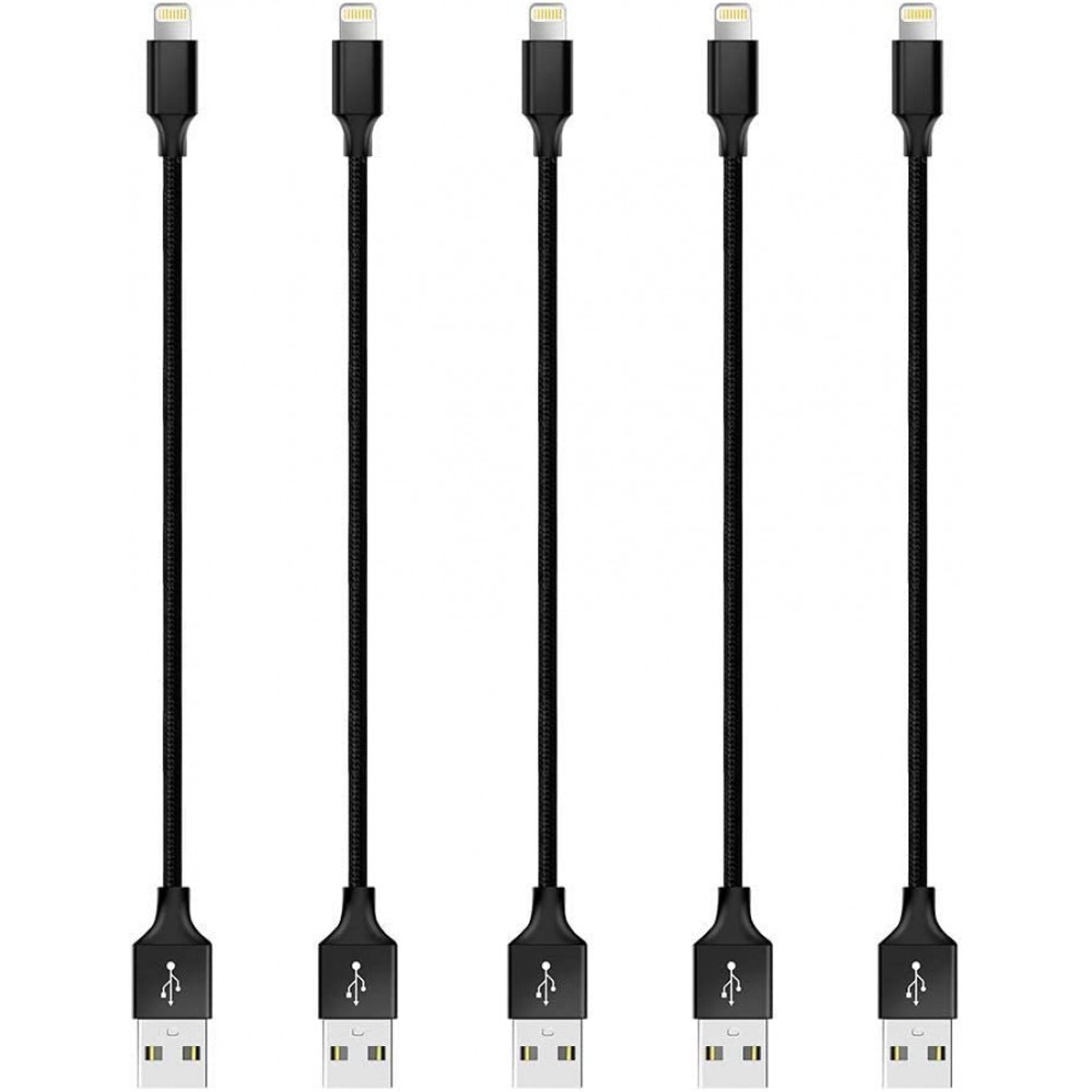 Short Cable Cord Charger (5-Packs) 6-Inch