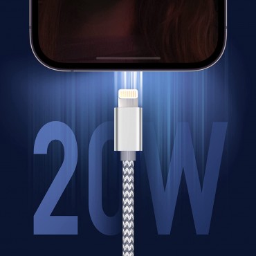 USB C to Lightning Cable 3Pack 6 FT