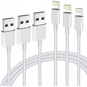 3Pack Phone Charger 6FT